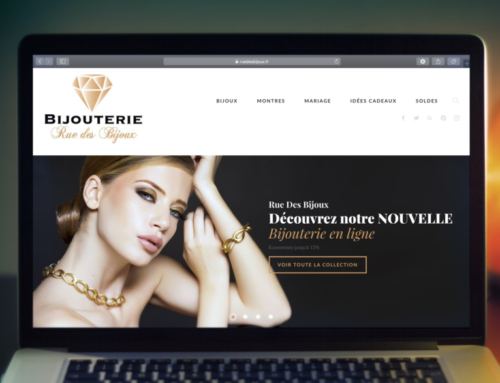 Site Web e-commerce RueDesBijoux